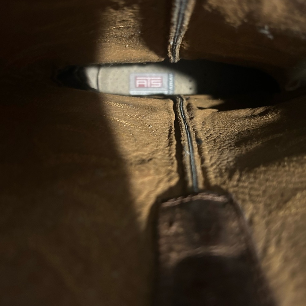 Ariat Brown Western Boots with Embroidery - Picture 8 of 11